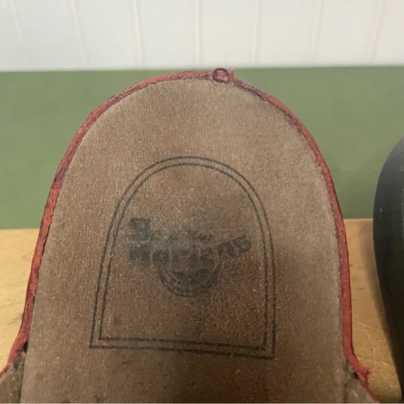 VTG England Dr Martens Two Tone Slip On Sandals/Slides/Clogs #5A16 - Picture 4 of 10